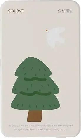 

Портативный аккумулятор (Powerbank) Solove W9, 5 А·ч, 1xUSB, 3А, Type-C, QC, PD, QI, бежевый (W9 BEIGE FIR), W9