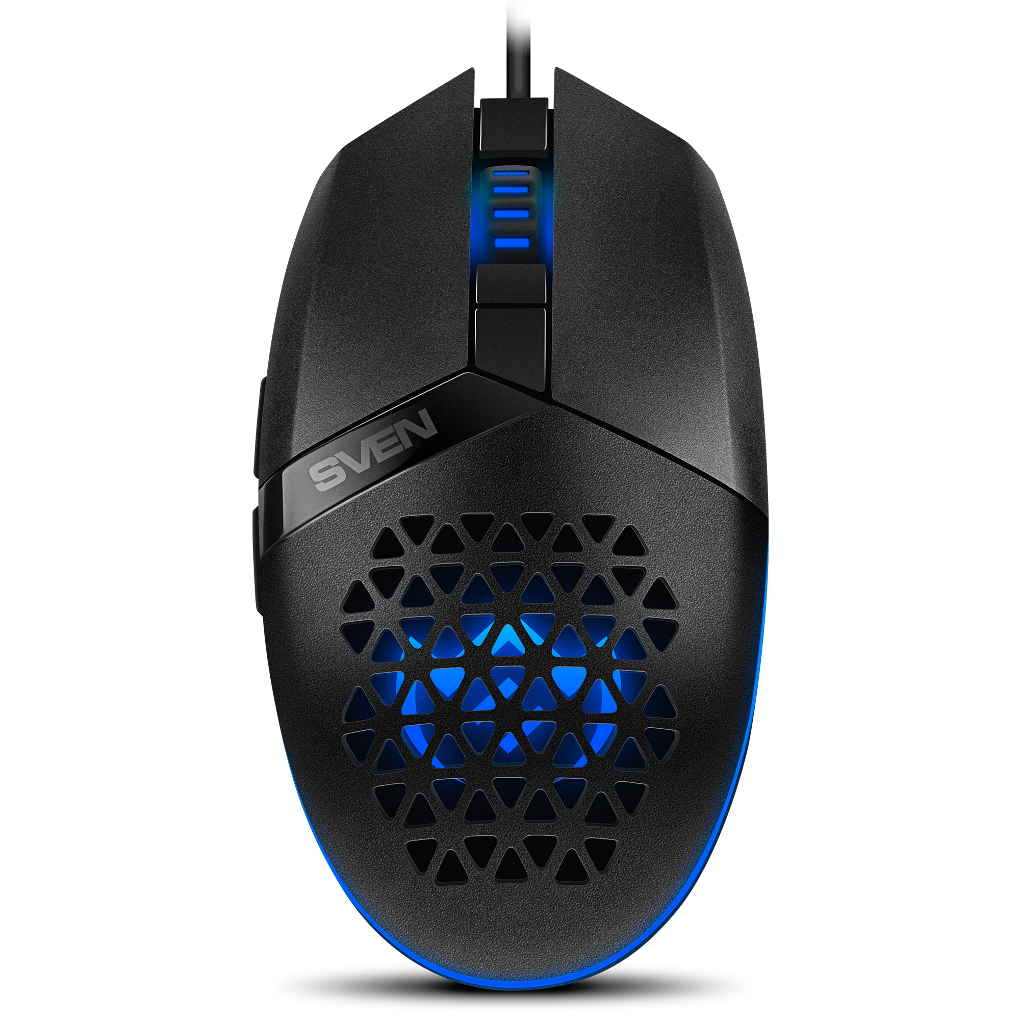 Мышь проводная Sven RX-G735, 4000dpi, оптическая светодиодная, USB, черный (SV-021467)