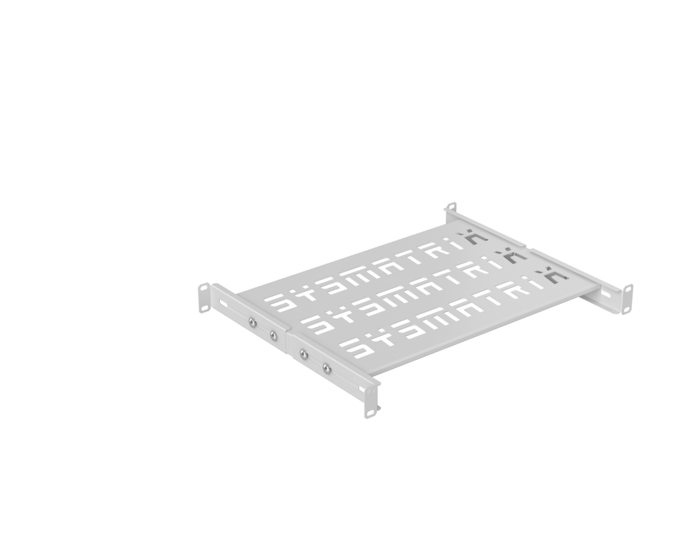 

Полка перфорированная SYSMATRIX глубина 30 см до 100 кг 1U серый, SH 3004.700 для напольных и настенных шкафов (SH 3004.700), SH 3004.700