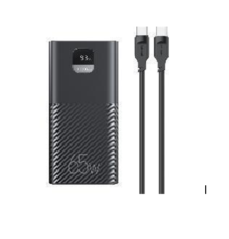 Портативный аккумулятор (Powerbank) USAMS PB68, 30 А·ч, 3xUSB, Type-C, QC, PD, черный (ATXLOGTC01)