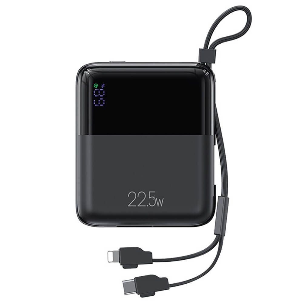 

Портативный аккумулятор (Powerbank) USAMS US-CD186 PB69, 10 А·ч, 2xUSB, 4.5А, Type-C, QC, черный (10KCD18601), US-CD186 PB69
