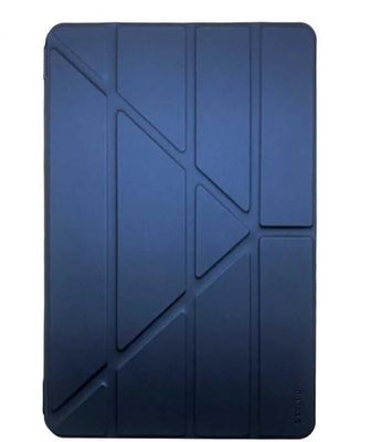 Чехол DEPPA Wallet Onzo для планшета Samsung Galaxy Tab S7+ Lite, искусственная кожа, синий (84094)