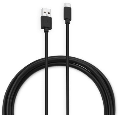 

Кабель USB-USB Type-C, 3А, 2 м, черный, Buro (BU-USB-AC-2M-60W)