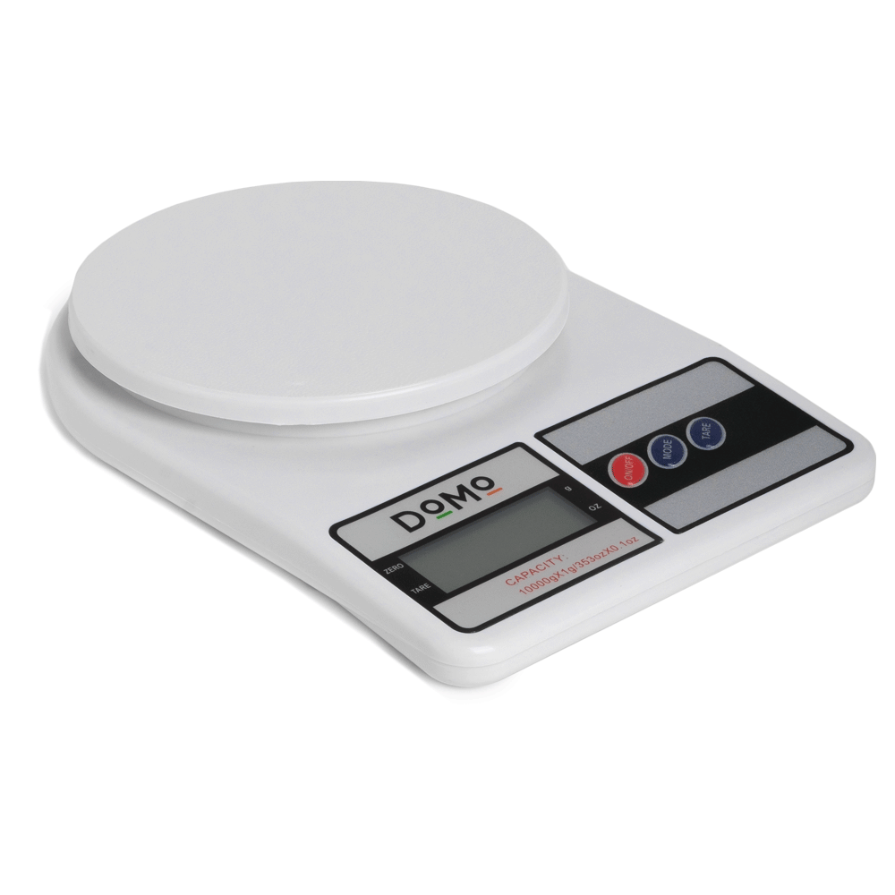Кухонные весы электронные DOMO SF400 10 кг, 2 AA, белый (DM-SF400)