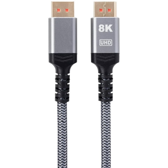 

Кабель DisplayPort (M)-DisplayPort (M) 1.4V 4K, 8K, экранированный, 10 м, серебристый iOpen ACG630 (ACG630-10.0), ACG630