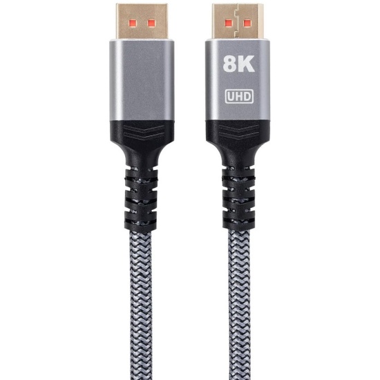

Кабель DisplayPort (M)-DisplayPort (M) 1.4V 4K, 8K, экранированный, 5 м, серебристый iOpen ACG630 (ACG630-5.0), ACG630