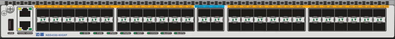 

Коммутатор Maipu NSS4330-60GXF V2, управляемый, кол-во портов:, SFP 48x1, кол-во SFP/uplink: SFP+ 4x10 Гбит/с, установка в стойку (NSS4330-60GXF), NSS4330-60GXF V2