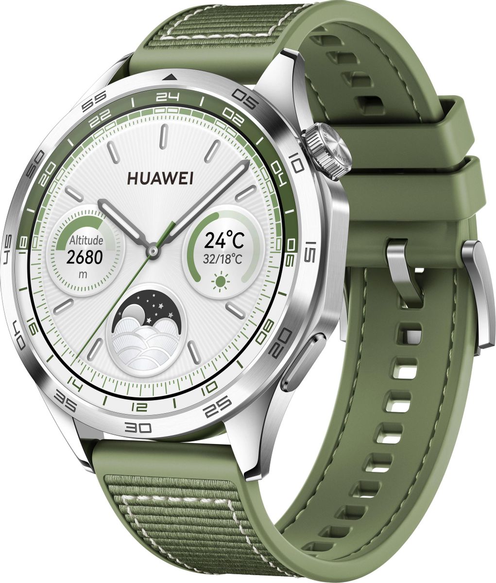 

Смарт-часы Huawei Watch GT 4 Phoinix-B19W, 1.43" Amoled, зеленый (55020BGY), Watch GT 4 Phoinix-B19W