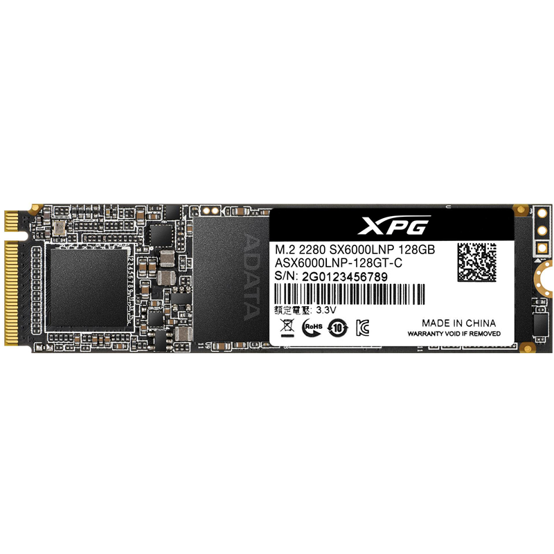 SSD ADATA XPG SX6000 Lite 128Gb M.2 (ASX6000LNP-128GT-C)