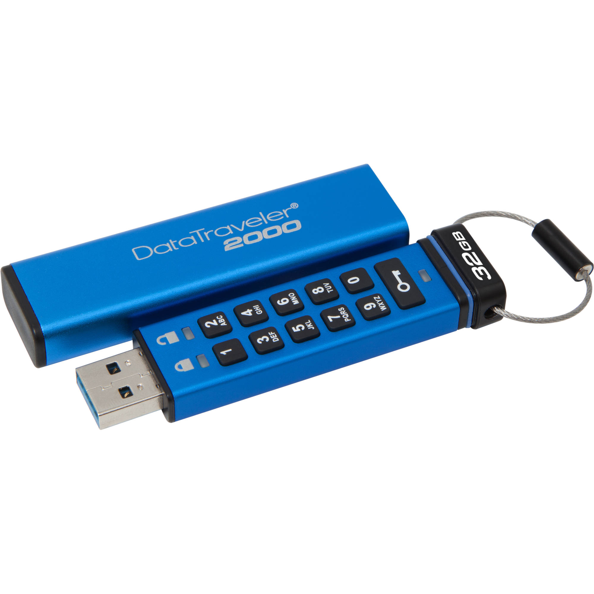 

Флешка 32Gb USB 3.0 Kingston DataTraveler DataTraveler 2000, синий (DT2000/32GB), DataTraveler 2000