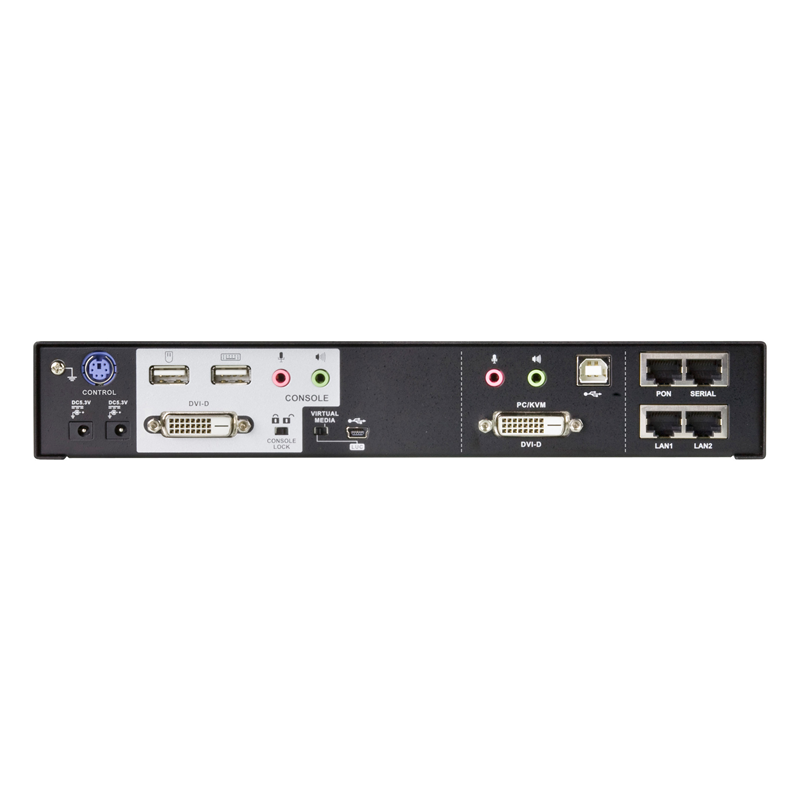 

Переключатель KVM (КВМ) ATEN CN8600, 1-ПК, DVI до 1920x1200, клавиатура USB, мышь USB (CN8600-AT-G), CN8600