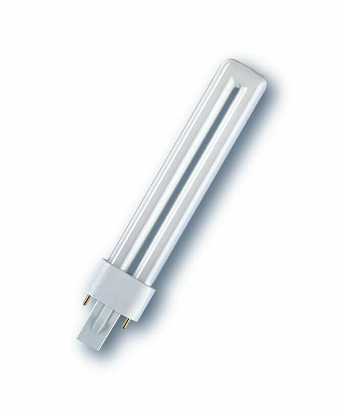 Лампа люминесцентная, G23, 220V, 11 Вт, 2700K, LEDVANCE DULUX S (4099854123344)