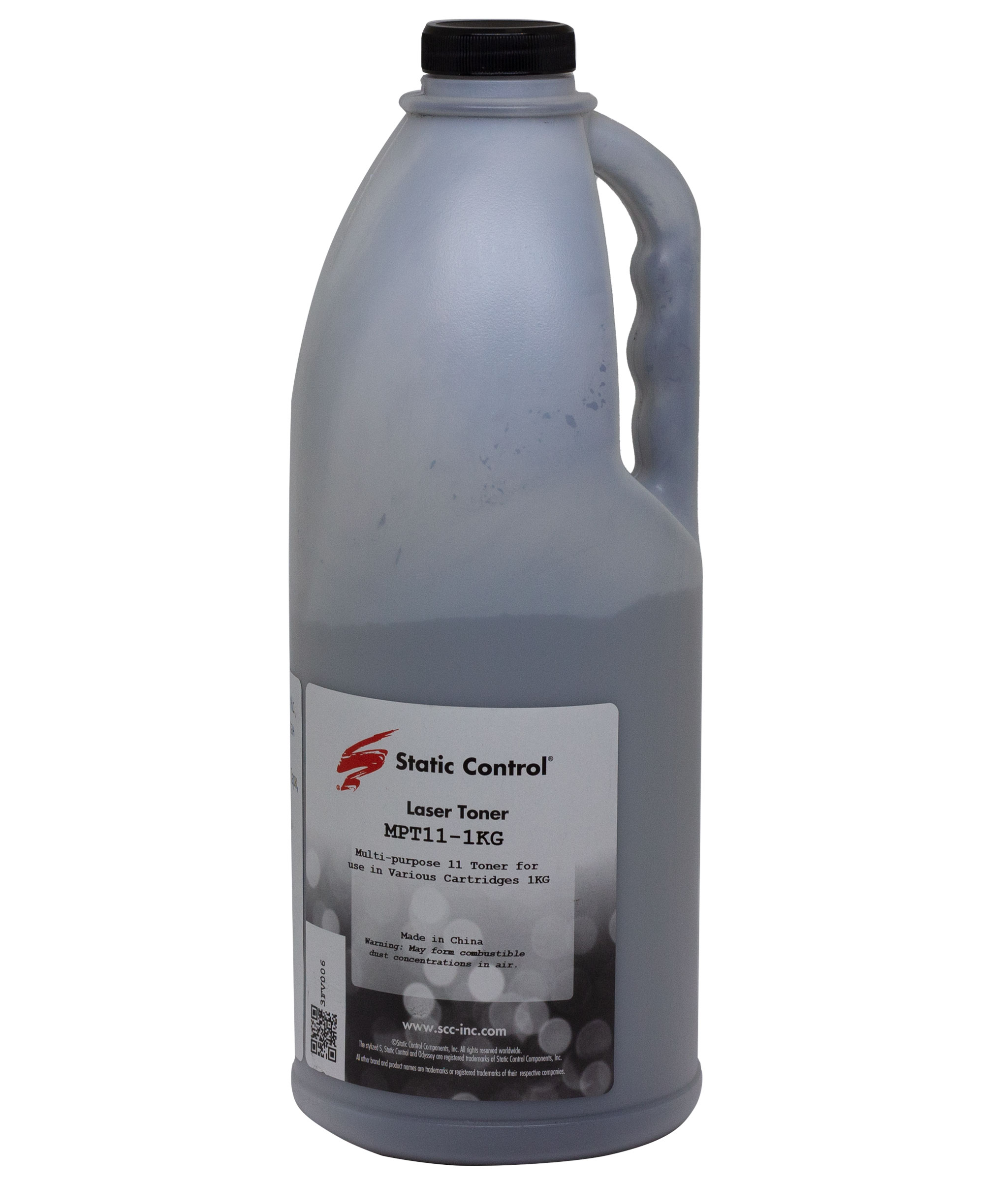 

Тонер Static Control, пакет 1 кг, черный, совместимый для P1005/1505/1606 (MPT11-1KG)