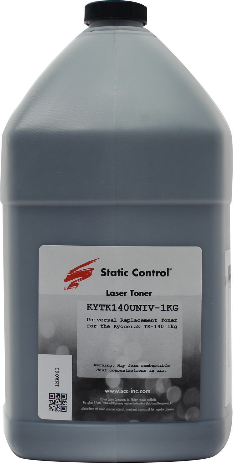 Тонер Static Control KYTK140UNIV-1KG 1 кг, черный, совместимый для Kyocera
