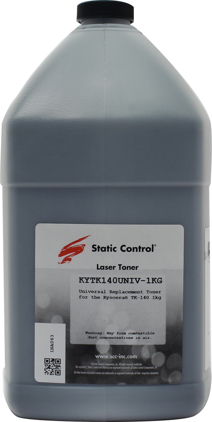 

Тонер Static Control KYTK140UNIV-1KG 1 кг, черный, совместимый для Kyocera, KYTK140UNIV-1KG