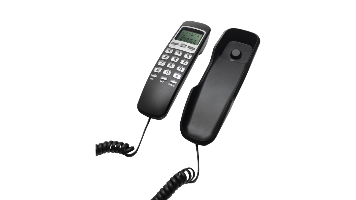 

Проводной телефон Ritmix RT-010, черный (RT-010B), RT-010