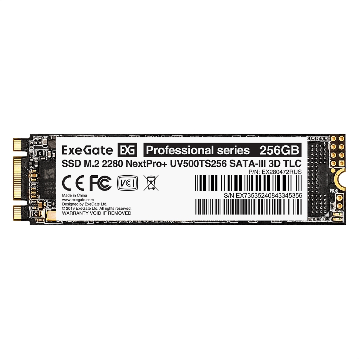 SSD Exegate Next Pro+ 256Gb M.2 (EX280472RUS)