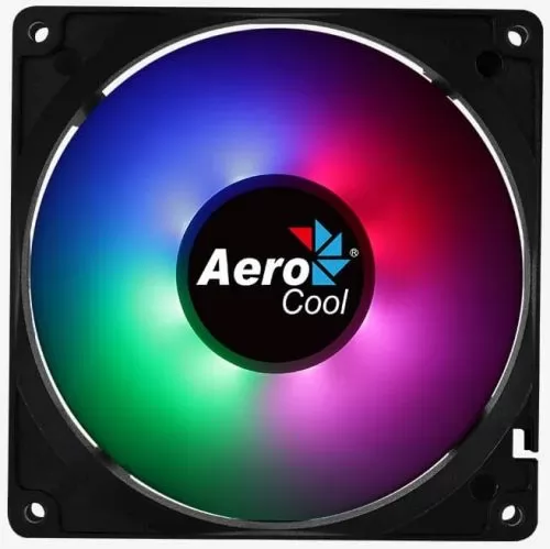 Вентилятор AeroCool Frost 9, 90 мм, 1200rpm, 26 дБ, 3-pin, 1шт, RGB (4718009158061) - фото 1