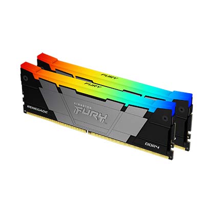 

Комплект памяти DDR4 DIMM 32Gb (2x16Gb), 3200MHz, CL16, 1.35V, Kingston, Fury Beast Black RGB (KF432C16RB12AK2/32) Retail, KF432C16RB12AK2/32