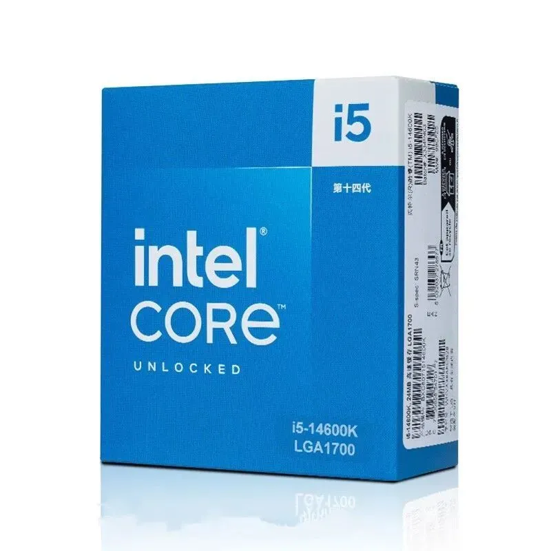 

Процессор Intel Core i5-14600K Raptor Lake Refresh, 14C/20T, 3500MHz 24Mb TDP-125 Вт/181 Вт LGA1700 BOX (без кулера) (BX8071514600K), 14600K