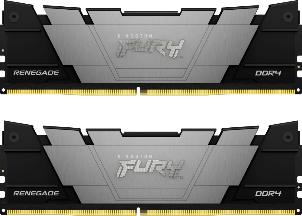 

Комплект памяти DDR4 DIMM 32Gb (2x16Gb), 3200MHz, CL16, 1.35V, Kingston, FURY Renegade Black (KF432C16RB12K2/32) Retail, KF432C16RB12K2/32