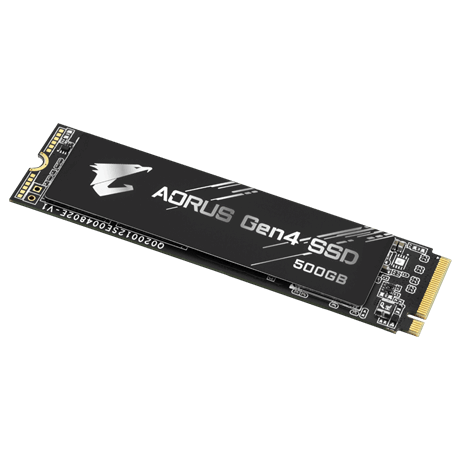 Твердотельный накопитель (SSD) GIGABYTE 500Gb AORUS Gen4, 2280, M.2, NVMe (GP-AG4500G) б/у, после ремонта (сбой прошивки, перепрошивка), следы эксплуатации/установки, отклеивается в передней части алюминиевая пластина, неродная упаковка