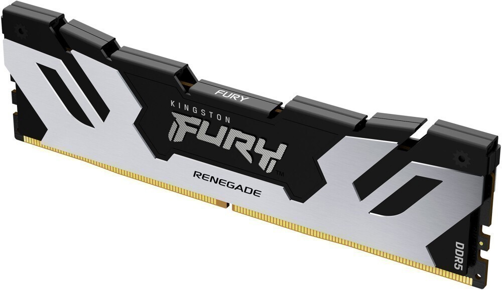 

Память DDR5 DIMM 48Gb, 6000MHz, CL32, 1.35V, Kingston, FURY Renegade Silver (KF560C32RS-48) Retail, KF560C32RS-48