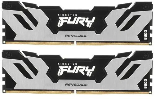 

Комплект памяти DDR5 DIMM 48Gb (2x24Gb), 6400MHz, CL32, 1.4V, Kingston, FURY Renegade (KF564C32RSK2-48) Retail, KF564C32RSK2-48