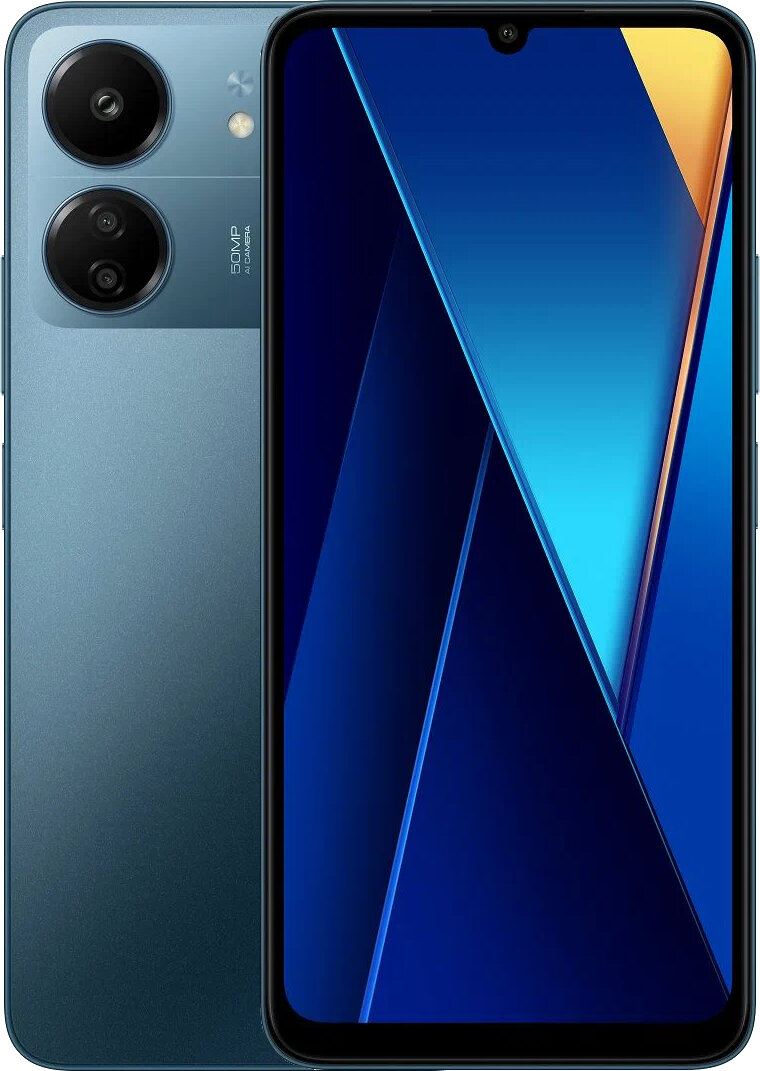

Смартфон POCO C65, 6.74" 1600x720 IPS, MediaTek Helio G85, 8Gb RAM, 256Gb, 3G/4G, NFC, Wi-Fi, BT, 2xCam, 2-Sim, 5000 мА⋅ч, USB Type-C, Android 13, синий (51281), C65