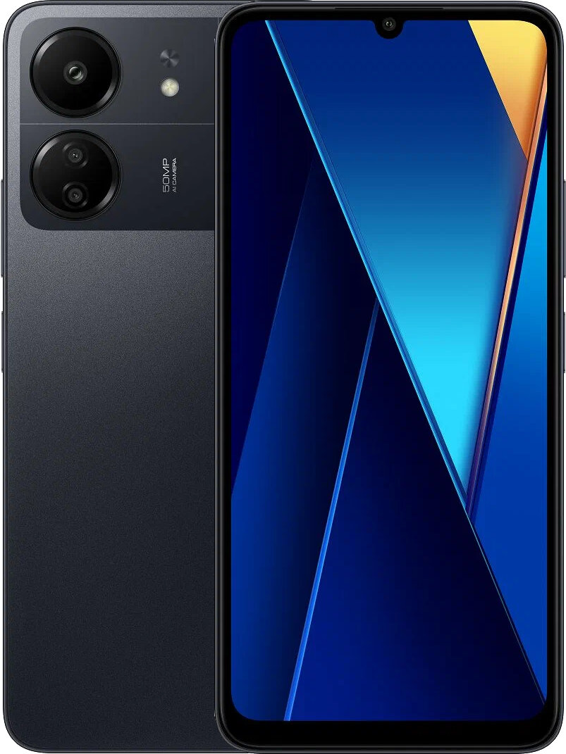 Смартфон POCO C65 6Gb/128Gb черный (51244)