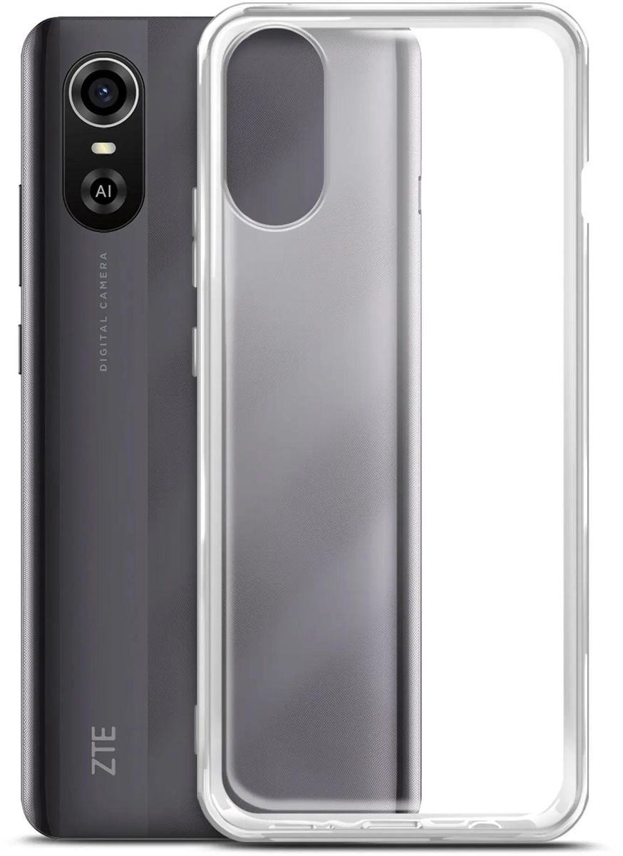 Чехол-накладка BoraSCO для смартфона ZTE Blade A31 plus, прозрачный