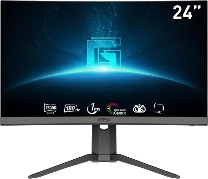 

Монитор 23.6" MSI G24C6P E2 VA, 1920x1080 (16:9), 250кд/м2, 180 Гц, 1 мс, 178°/178°, HDMI, DisplayPort, черный (9S6-3BA04T-075), G24C6P E2