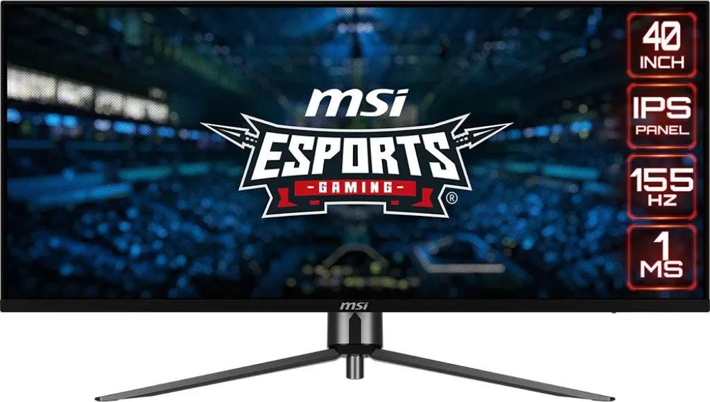 

Монитор 40" MSI MAG401QR IPS, 3440x1440 (21:9), 400кд/м2, 155 Гц, 1 мс, 178°/178°, HDMI, DisplayPort, USB Type-C, USB-Hub, черный (9S6-3EA54H-005), MAG401QR