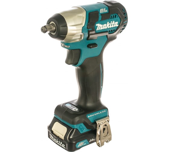 Гайковерт Makita TW160DWAE, аккумуляторный, ударный, 160 Н·м, квадрат 3/8