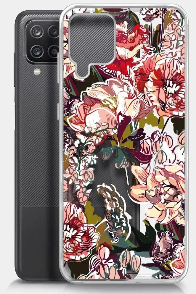 Чехол-накладка BoraSCO ArtWorks для смартфона Samsung Galaxy A12/M12, принт