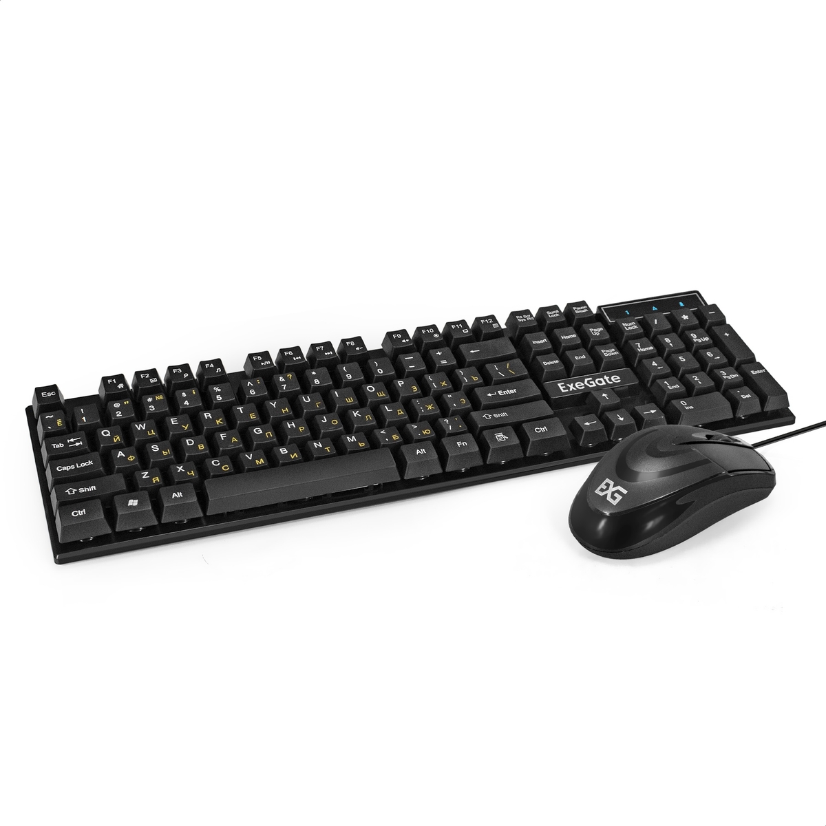 

Клавиатура + мышь Exegate Professional Standard Combo MK110, USB, черный (EX295302RUS), Professional Standard Combo MK110