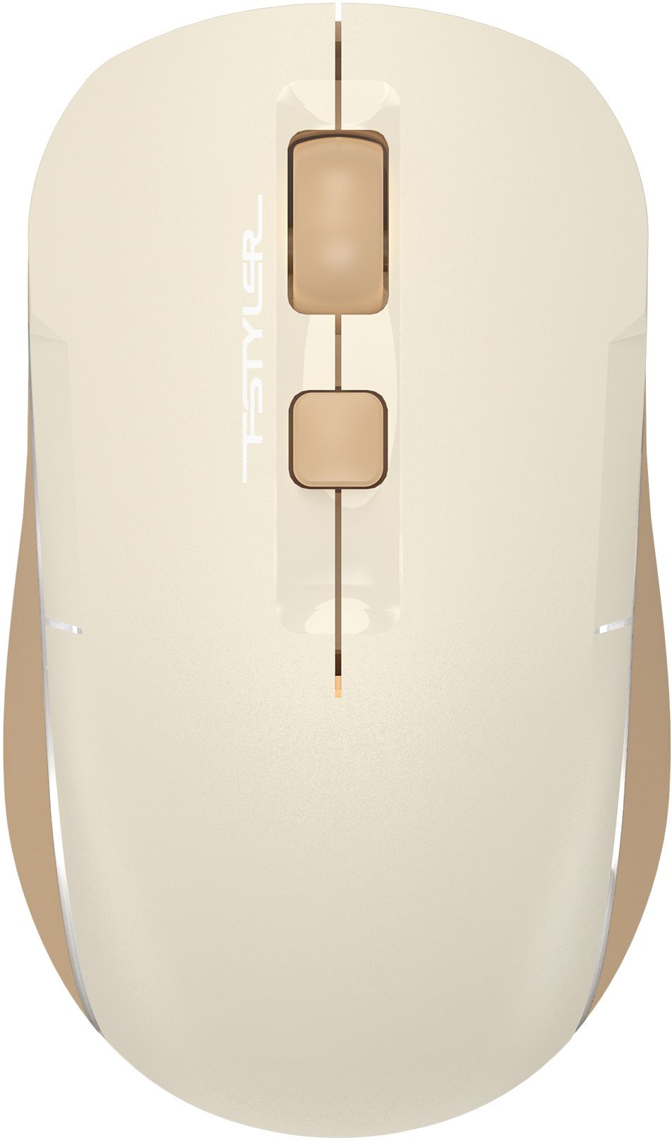 

Мышь беспроводная A4Tech Fstyler FB26CS Air, 2000dpi, оптическая светодиодная, Bluetooth/USB, бежевый (FB26CS AIR CAFE LATTE), Fstyler FB26CS Air