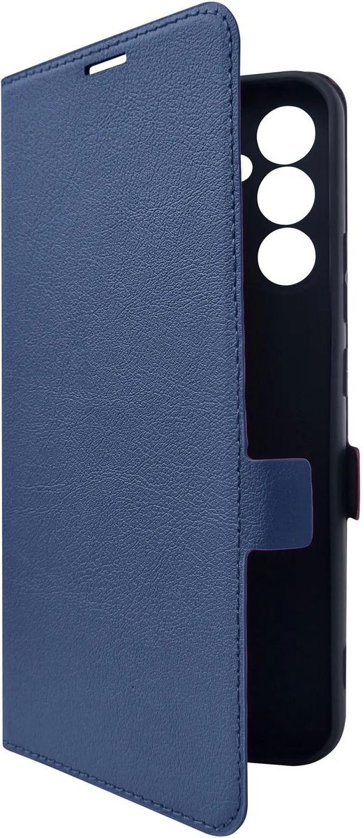 

Чехол-книжка BoraSCO для смартфона Samsung Galaxy A34, искусственная кожа, синий (71457)