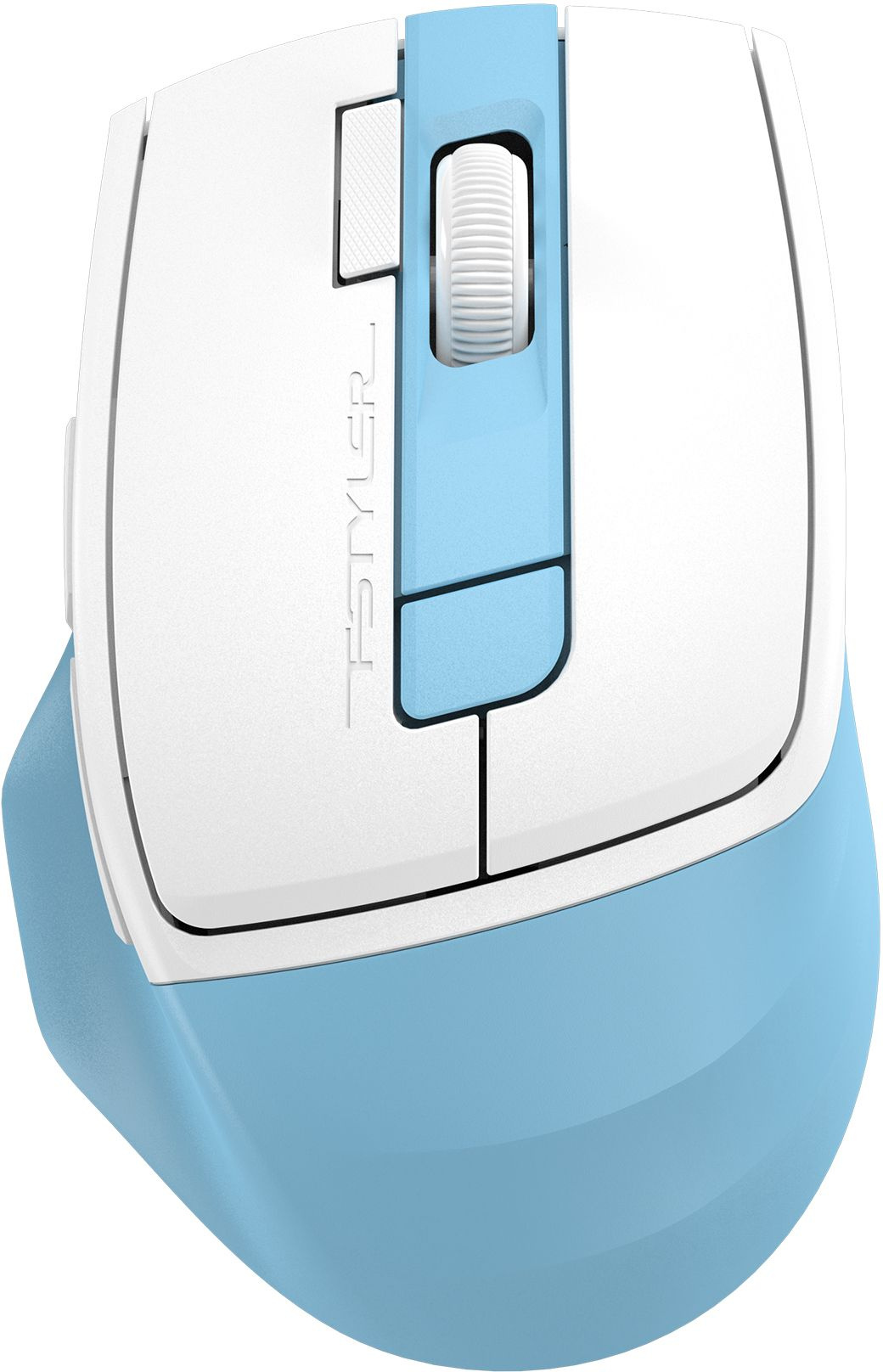 

Мышь беспроводная A4Tech Fstyler FG45CS Air, 2000dpi, оптическая светодиодная, USB, белый/голубой (FG45CS AIR USB ( LCY BLUE )), Fstyler FG45CS Air