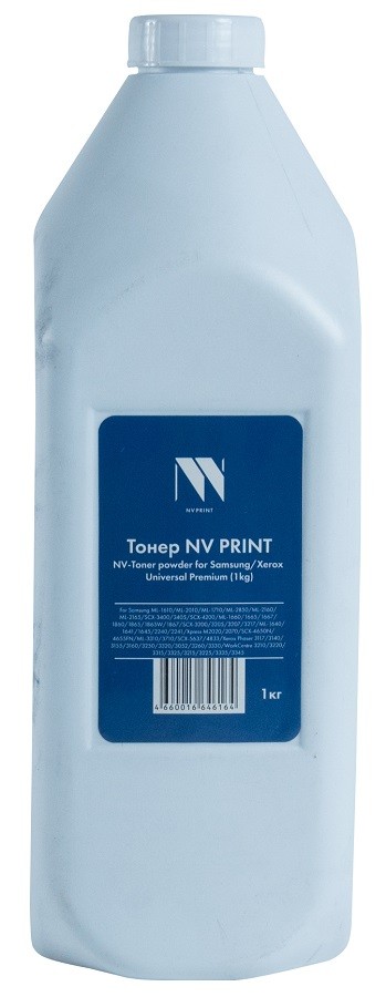 

Тонер NV Print Premium универсальный 1 кг, черный, совместимый для Samsung/Xerox ML-1610/ML-2010/ML-1710/ML-2850/ML-2160/ML-2165/SCX-3400/3405/SCX-4200/ML-1660/1665/1667/1860/1865/1865W/1867/SCX-3200/3205/3207/3217/ML-1640/1641/1645/2240/2241/Xpress M2020