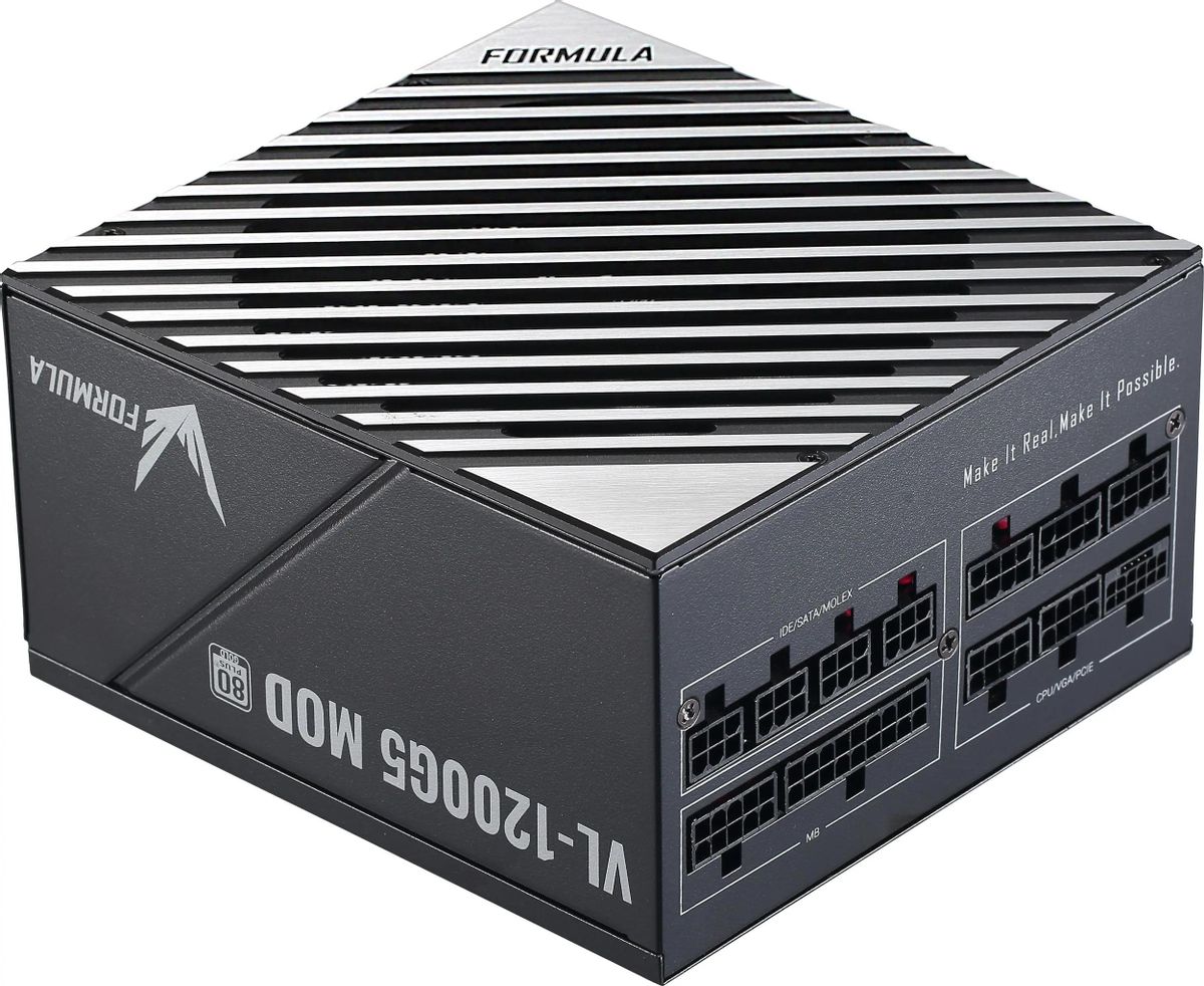 

Блок питания 1200 Вт ATX Formula V VL-1200G5 MOD, 140 мм, 80 Plus Gold, Retail (VL-1200G5-MOD), VL-1200G5 MOD