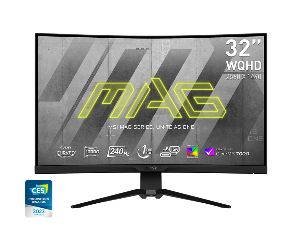 

Монитор 31.5" MSI MAG 325CQRXF VA, изогнутый, 2560x1440 (16:9), 300кд/м2, 240 Гц, 1 мс, 178°/178°, HDMI, DisplayPort, USB Type-C, USB-Hub, черный (9S6-3DC84T-006), 325CQRXF