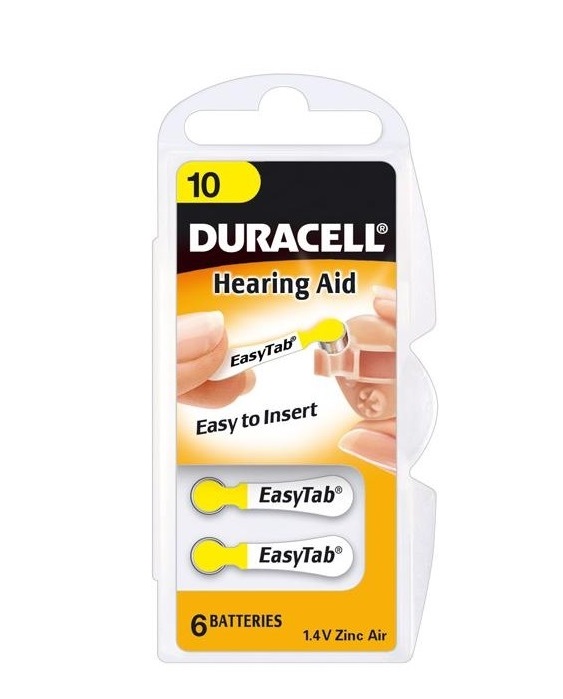

Батарея Duracell DA10, 1.4V, 6 шт. (DR DA10/6BL HA)