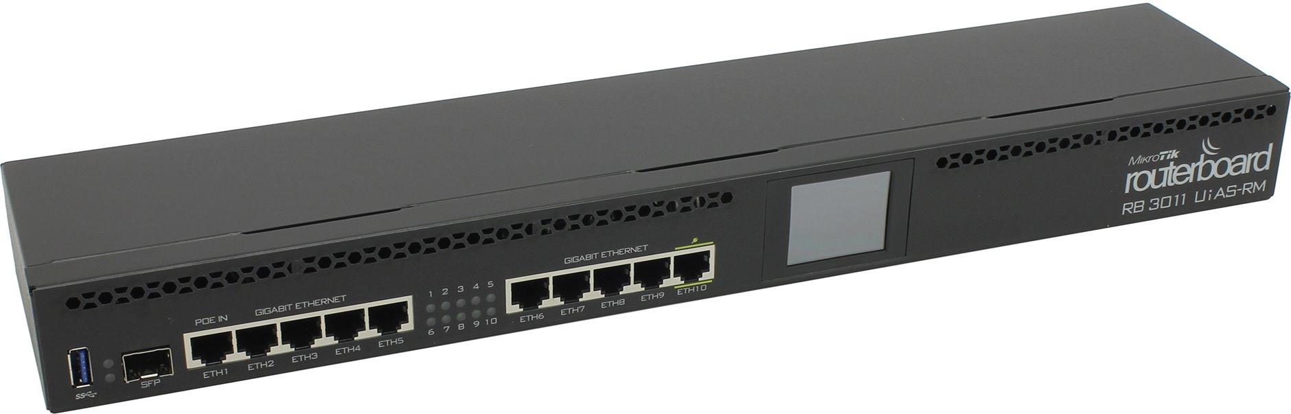 Маршрутизатор MikroTik RouterBoard RB3011UiAS-RM
