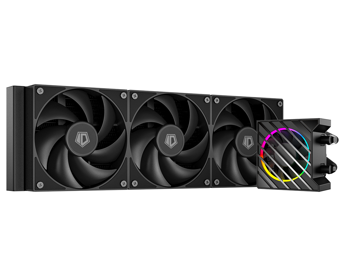 

Жидкостное охлаждение ID-COOLING DASHFLOW 360 XT LITE для Socket 115x/2066/2011/2011-3/1200/1700/AM5/AM4, 350 Вт, 3x120 мм, ARGB, черный (DASHFLOW 360 XT LITE), DASHFLOW 360 XT LITE
