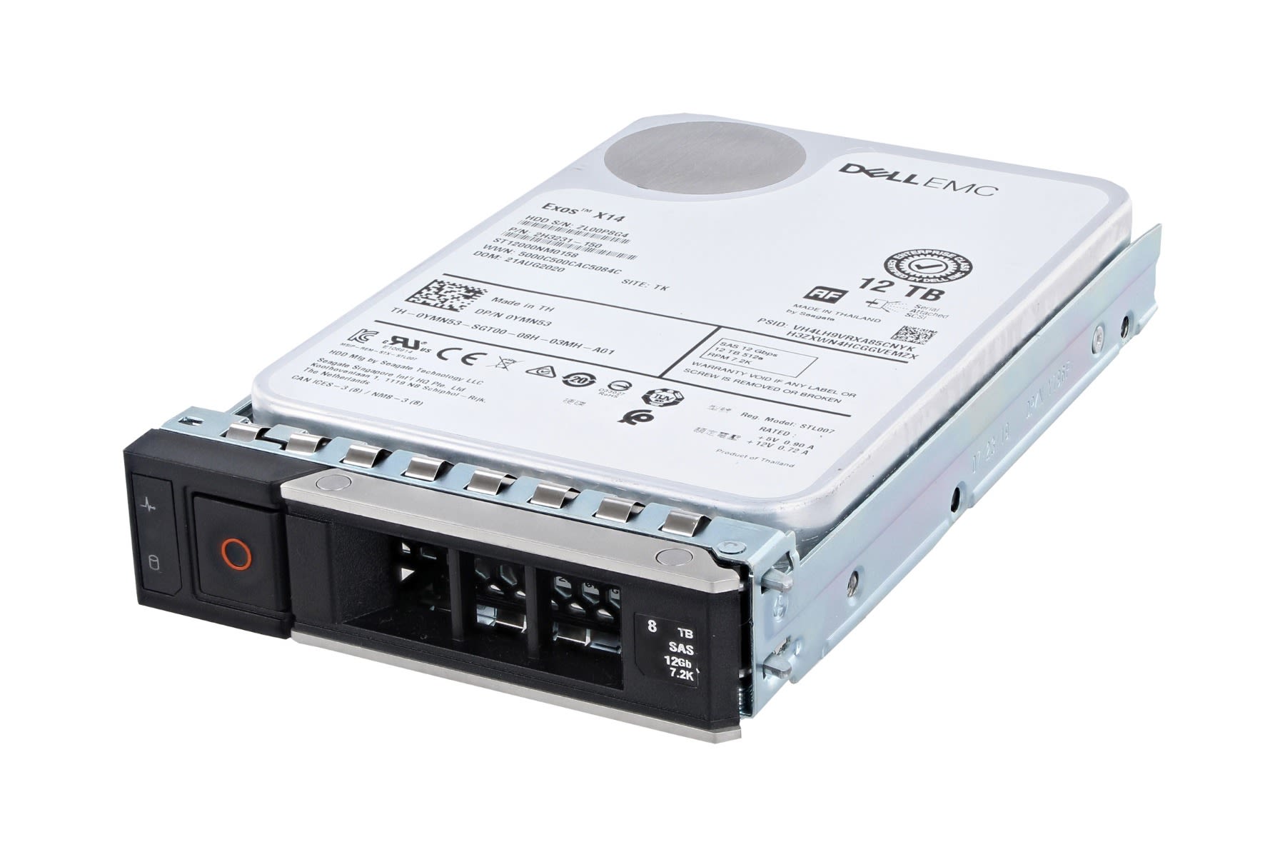 

Жесткий диск (HDD) Dell 12Tb 13G, 3.5", 7.2K, 256Mb, 512e, HotPlug, SAS 12Gb/s (YMN53)