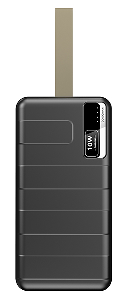 Портативный аккумулятор (Powerbank) Qumo PowerAid T6000, 30 А·ч, 4xUSB, 2.1А, черный (T6000)