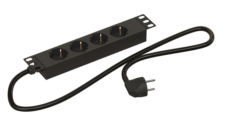 

Блок розеток (PDU) Hyperline SHE19-4SH-2EU, 1U, кол-во розеток:4 (4xЕвро), 16А, черный, кабель питания 2 м (SHE19-4SH-2EU), SHE19-4SH-2EU