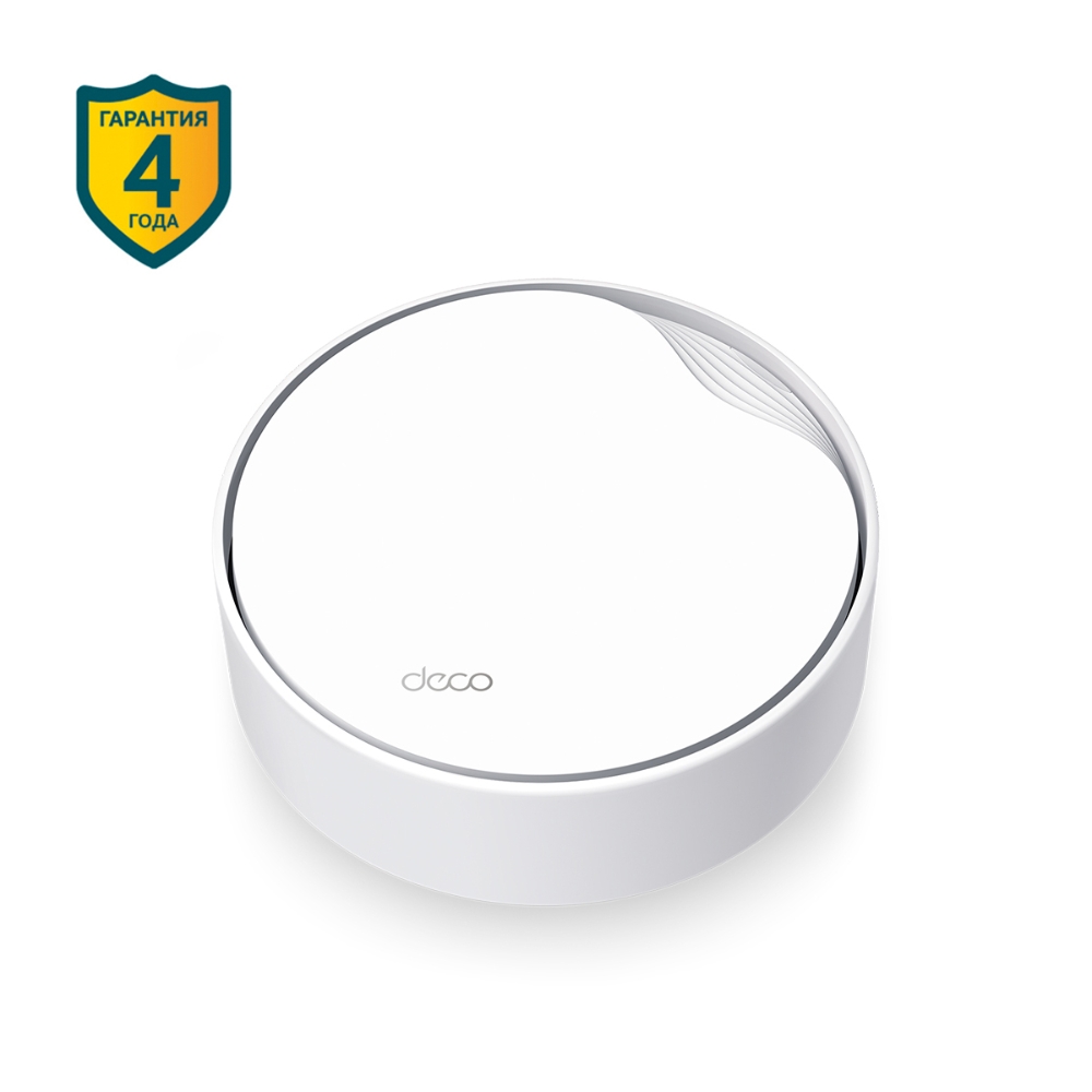 Mesh система TP-LINK Deco X50-PoE, 802.11a/b/g/n/ac/ax, 2.4/5ГГц, до 2976 Мбит/с, LAN 1x1Гбит/с, WAN 1x2.5 Гбит/с, внутренних антенн: 4 (Deco X50-PoE(1-pack))