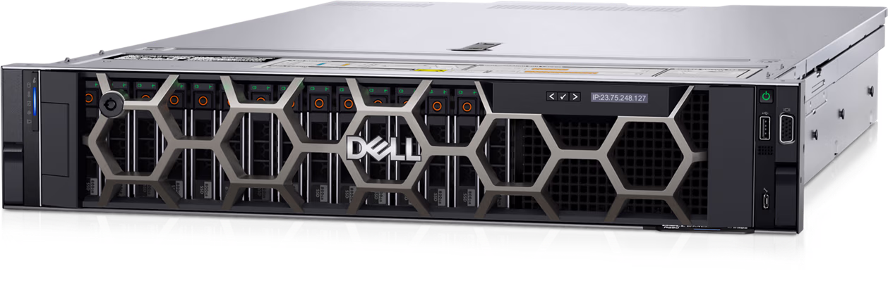 Сервер Dell PowerEdge R550, 2 x Intel Xeon Silver 4316, 2 x 16Gb RAM (210-AZEG-6)